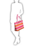 Oboustranná kabelka shopper  Bobbi Guess růžová