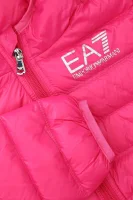 Péřová bunda | Regular Fit EA7 růžová
