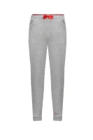 Teplákové kalhoty Guess popelavě šedý