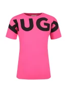 Tričko | Regular Fit HUGO KIDS růžová