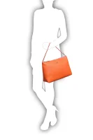 Oboustranná kabelka shopper 2v1 Bobbi Guess oranžový