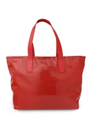 Plážová taška + kosmetická taštička Trussardi červený