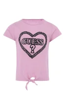 Tričko | Regular Fit Guess růžová