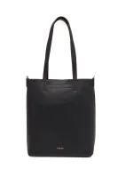 Kůžoná kabelka shopper primula Furla černá