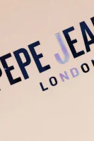 Tričko HOLLY | Regular Fit Pepe Jeans London pudrově růžový