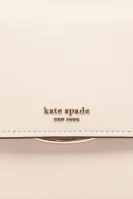 Kůžoná crossbody kabelka Kate Spade krémová