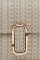 Kůžoná kabelka na rameno THE Monogram J MARC Marc Jacobs béžová