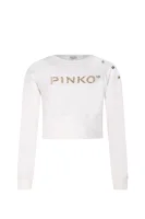 Mikina | Cropped Fit | stretch Pinko UP bílá