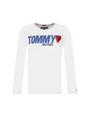 Halenka Tommy Heart | Regular Fit Tommy Hilfiger bílá