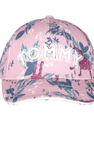 Kšiltovka GIRLS FLOWER PRINT CAP Tommy Hilfiger růžová
