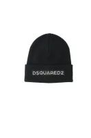 Vlněná čepice Dsquared2 černá