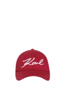 Kšiltovka Signature Karl Lagerfeld červený