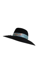 Vlněný klobouk Elisabetta Franchi černá