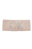 vlněná náramek elevated monogram Calvin Klein pudrově růžový
