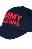 Kšiltovka FLOCK PRINT Tommy Jeans tmavě modrá