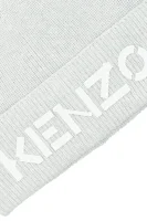 Vlněná čepice Kenzo šedý