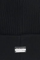 Vlněná čepice Philipp Plein černá