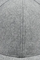 Kšiltovka | s příměsí vlny Trussardi grafitově šedá