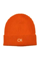 Čepice | s příměsí kašmíru Calvin Klein oranžový