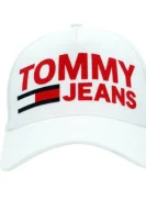 Kšiltovka FLOCK PRINT Tommy Jeans bílá