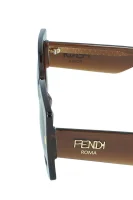 Sluneční brýle Fendi bronzově hnědý