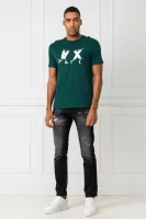 Tričko | Regular Fit Armani Exchange zelený