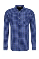 Košile | Regular Fit Tommy Jeans tmavě modrá