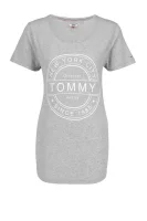 Tričko stamp logo | Regular Fit Tommy Jeans šedý