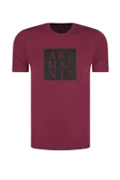 Tričko | Regular Fit Armani Exchange vínový 