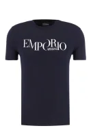 Tričko | Regular Fit Emporio Armani tmavě modrá
