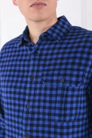Košile GINGHAM | Regular Fit CALVIN KLEIN JEANS modrá