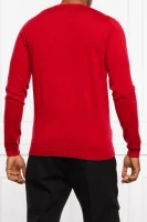 Vlněný svetr | Regular Fit Karl Lagerfeld červený
