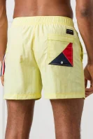 Koupací šortky | Slim Fit Tommy Hilfiger žlutý