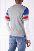 Tričko s dlouhým rukávem BASE | Slim Fit Pepe Jeans London šedý
