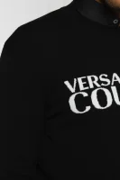 Svetr | Regular Fit | s příměsí vlny Versace Jeans Couture černá