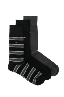 Ponožky 3-pack PROMO Tommy Hilfiger černá