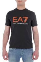 Tričko | Regular Fit EA7 grafitově šedá