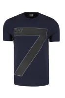 Tričko | Regular Fit EA7 tmavě modrá