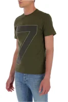 Tričko | Regular Fit EA7 olivový