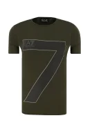 Tričko | Regular Fit EA7 olivový