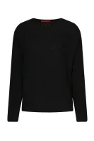 Vlněný svetr CESENA | Loose fit MAX&Co. černá