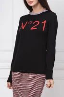 Vlněný svetr | Regular Fit N21 černá