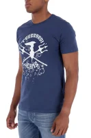 T-shirt | Regular Fit Trussardi tmavě modrá