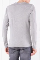 Tričko s dlouhým rukávem STRETCH LON | Slim Fit Tommy Hilfiger popelavě šedý