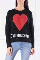 Svetr | Regular Fit Love Moschino černá