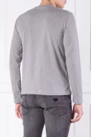 Tričko s dlouhým rukávem | Regular Fit EA7 popelavě šedý