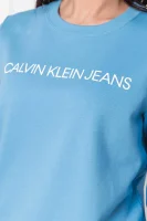 Mikina INSTITUTIONAL | Regular Fit CALVIN KLEIN JEANS modrá