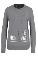 Mikina | Regular Fit Love Moschino šedý