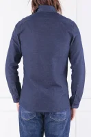 Košile | Slim Fit Lacoste tmavě modrá
