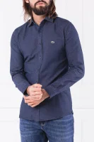 Košile | Slim Fit Lacoste tmavě modrá